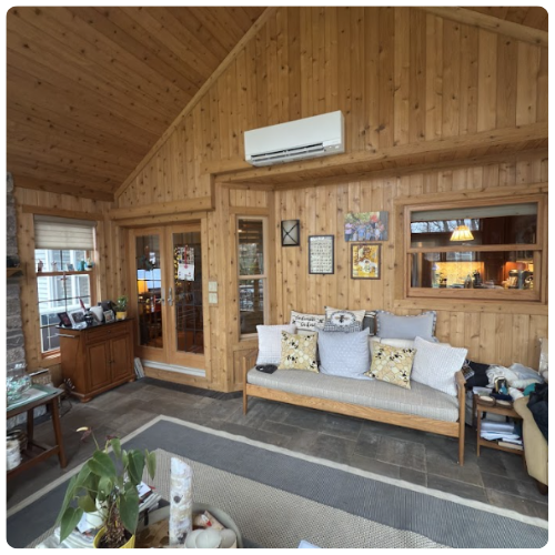 Replacing An Old Ductless Mini Split In A Lombard Sunroom