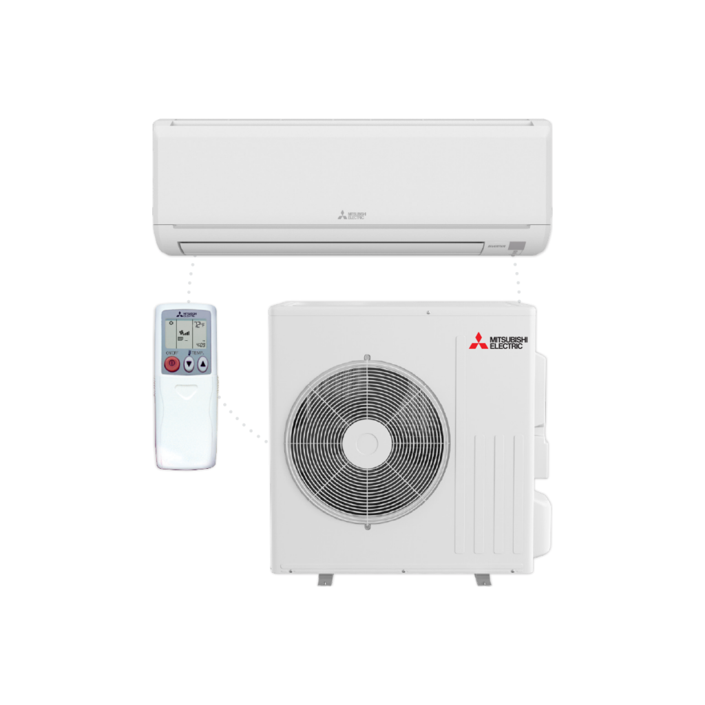 Mitsubishi Single Zome Mini Split Heat Pump